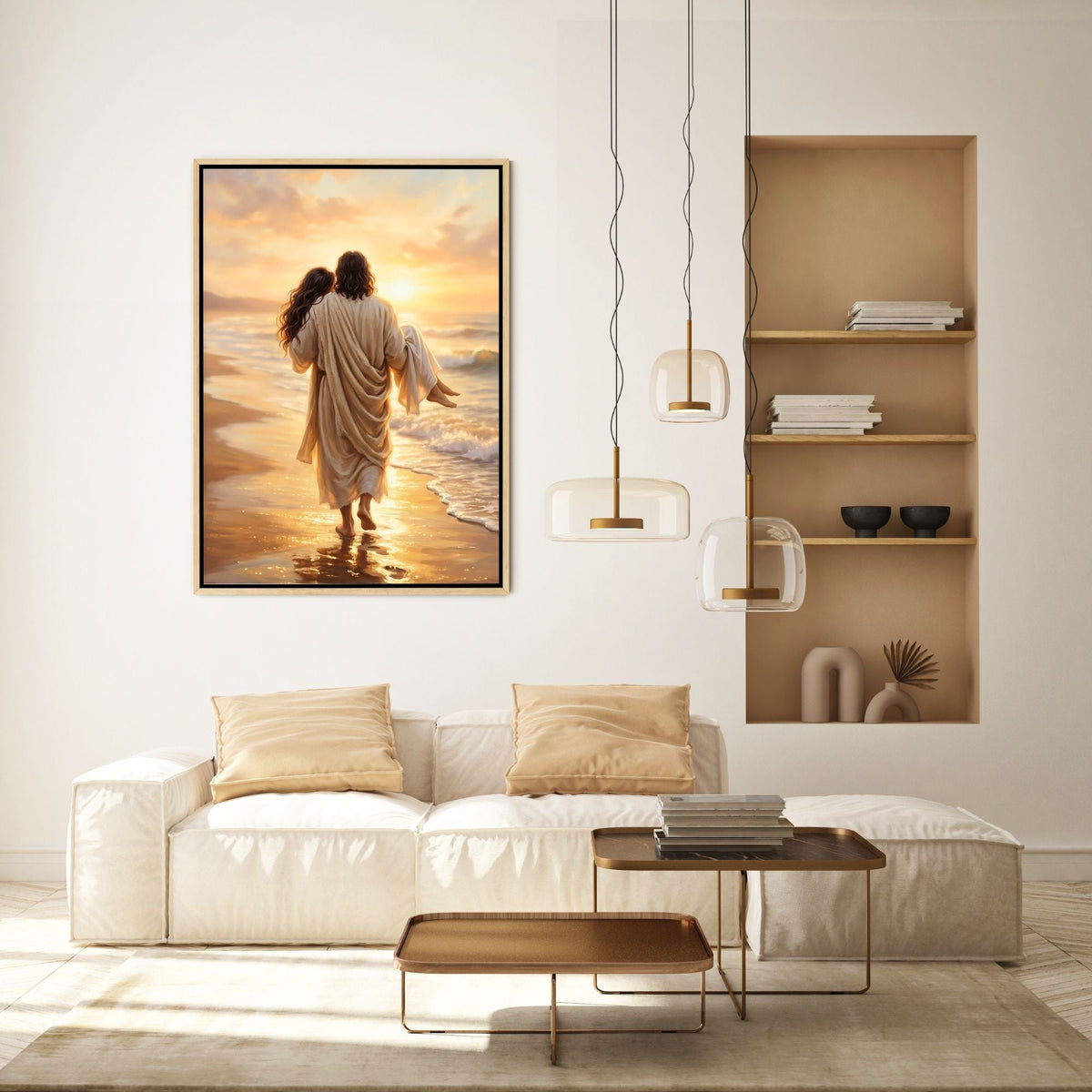 Jesus Me Salvou II - Quadro em Tela