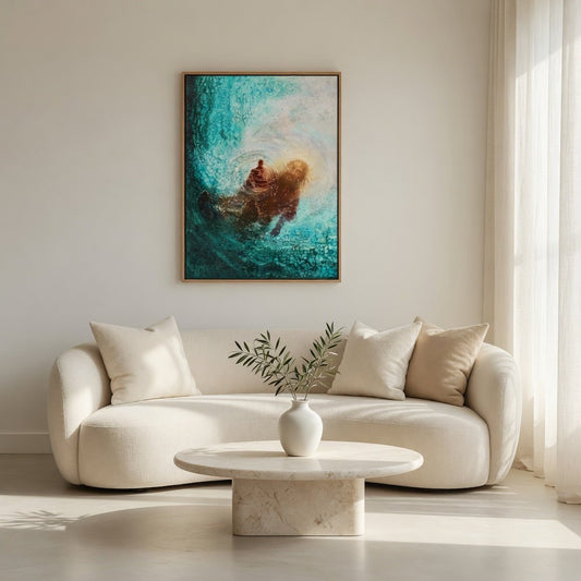 A Mão de Deus em ambiente decorado 1