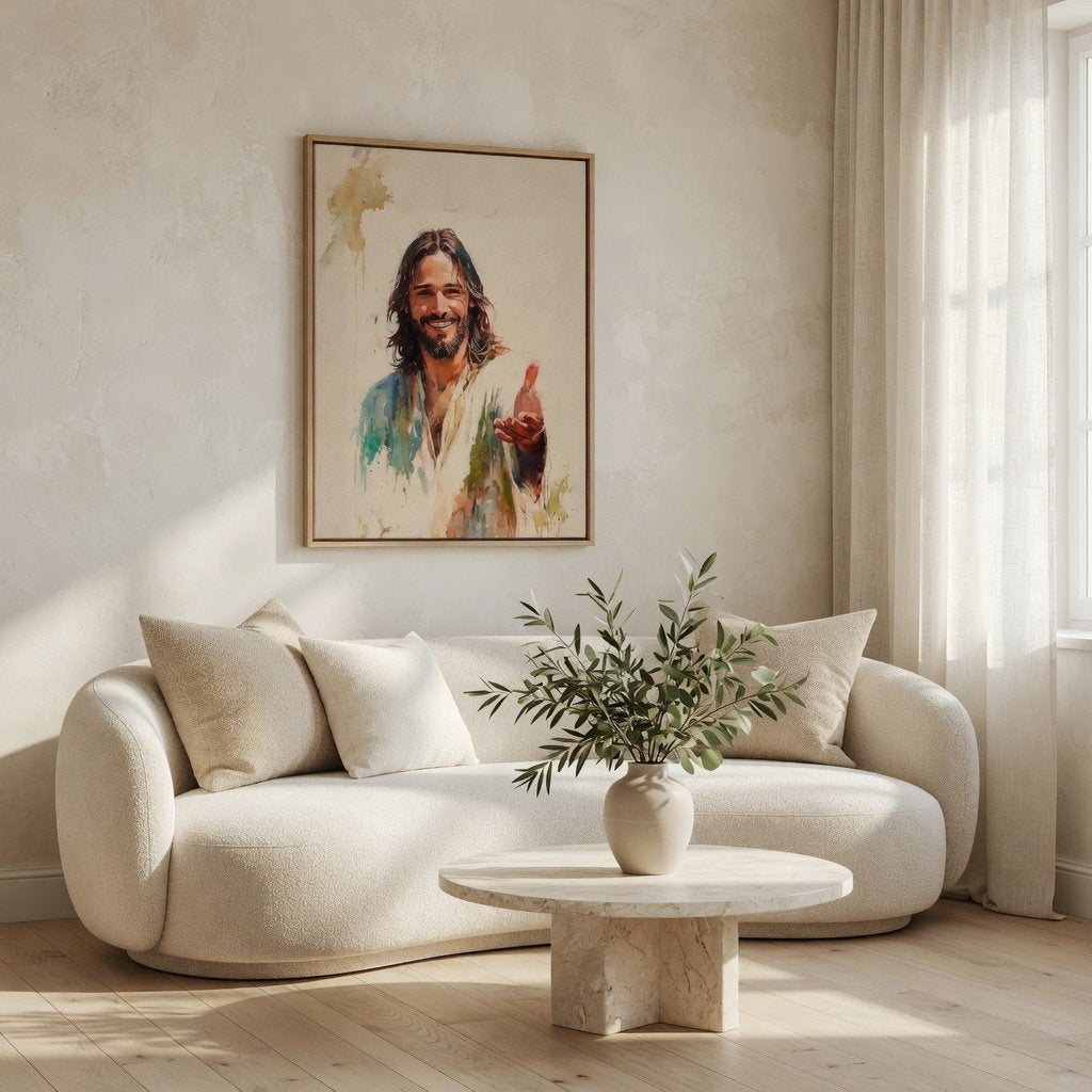 A Mão de Cristo em ambiente decorado 1