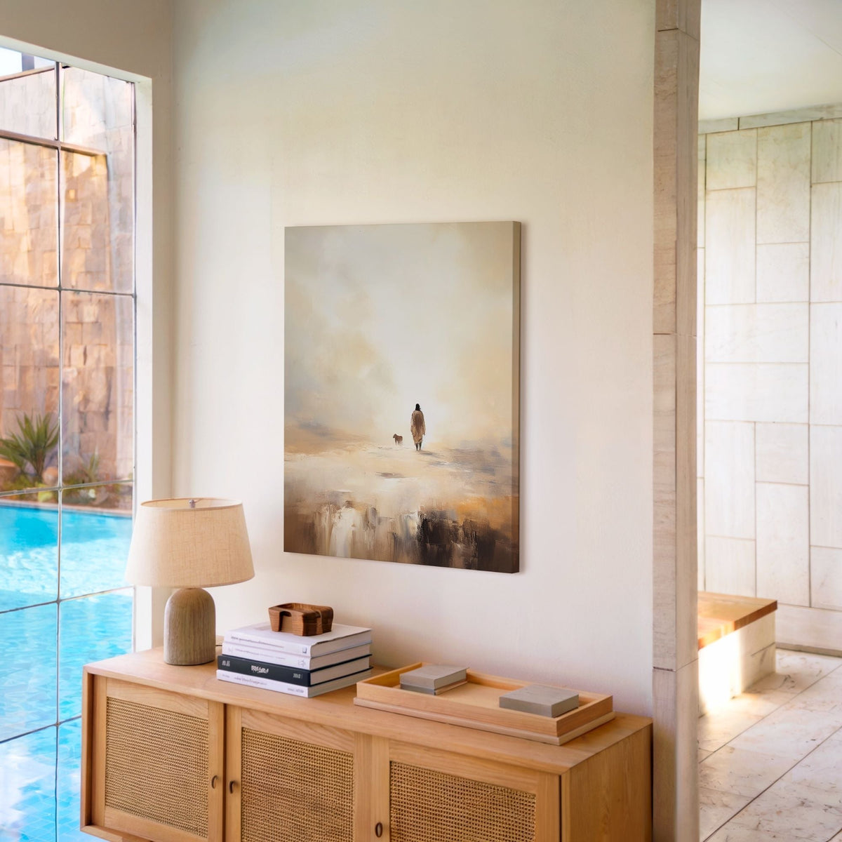 Parábola da Ovelha Perdida - Quadro em Tela