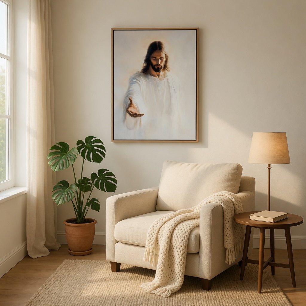 A Mão de Cristo II em ambiente decorado 8