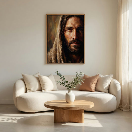 O Rosto de Jesus II em ambiente decorado 1