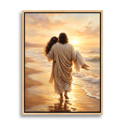 Jesus Me Salvou II - Quadro em Tela