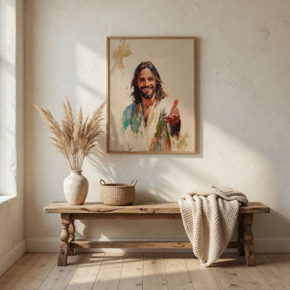 A Mão de Cristo em ambiente decorado 4
