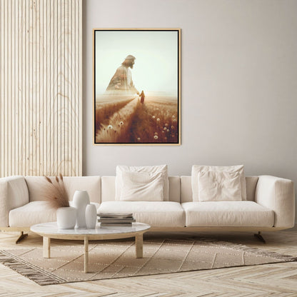 Ele Caminha ao Meu Lado - Quadro em Tela