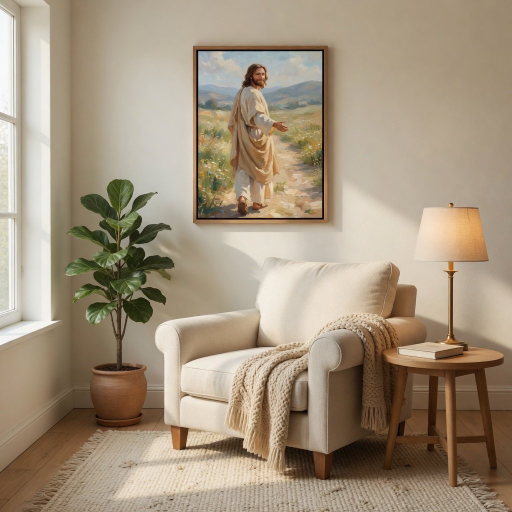 Siga Jesus em ambiente decorado 8