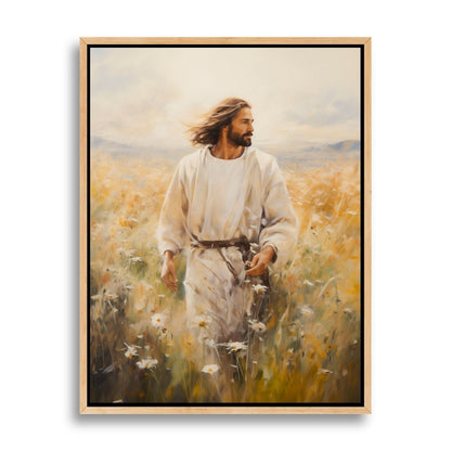 Jesus Caminhando no Campo