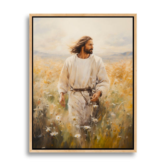 Jesus Caminhando no Campo