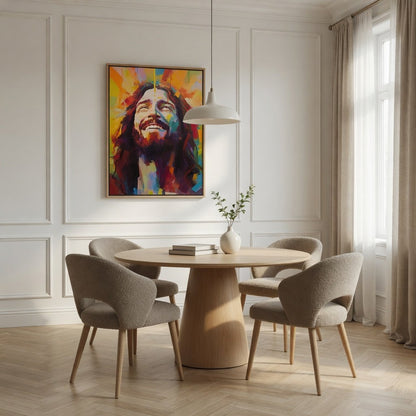 Jesus Sorrindo em ambiente decorado 5
