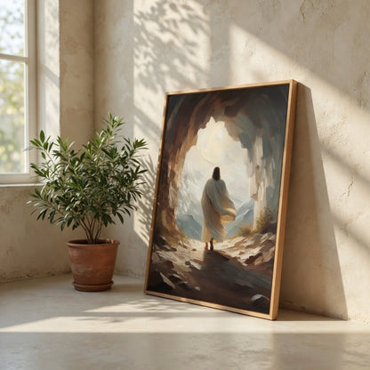 Ressurreição de Jesus em ambiente decorado 7