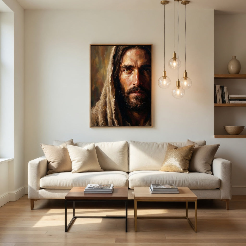 O Rosto de Jesus II em ambiente decorado 6