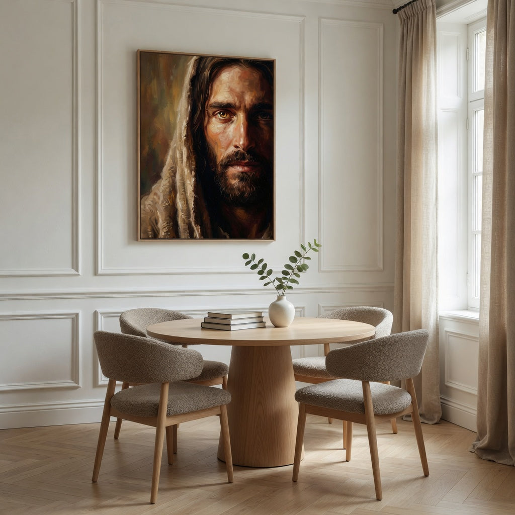 O Rosto de Jesus II em ambiente decorado 5