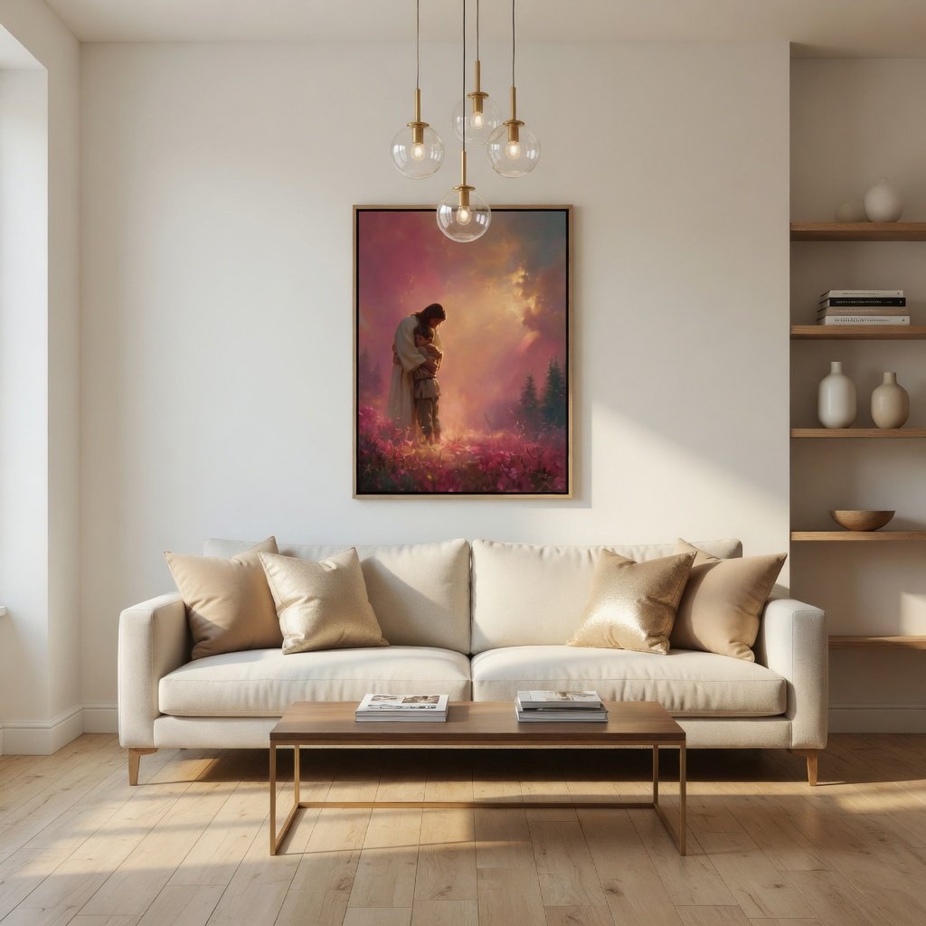 Jesus Te Abraça em ambiente decorado 6