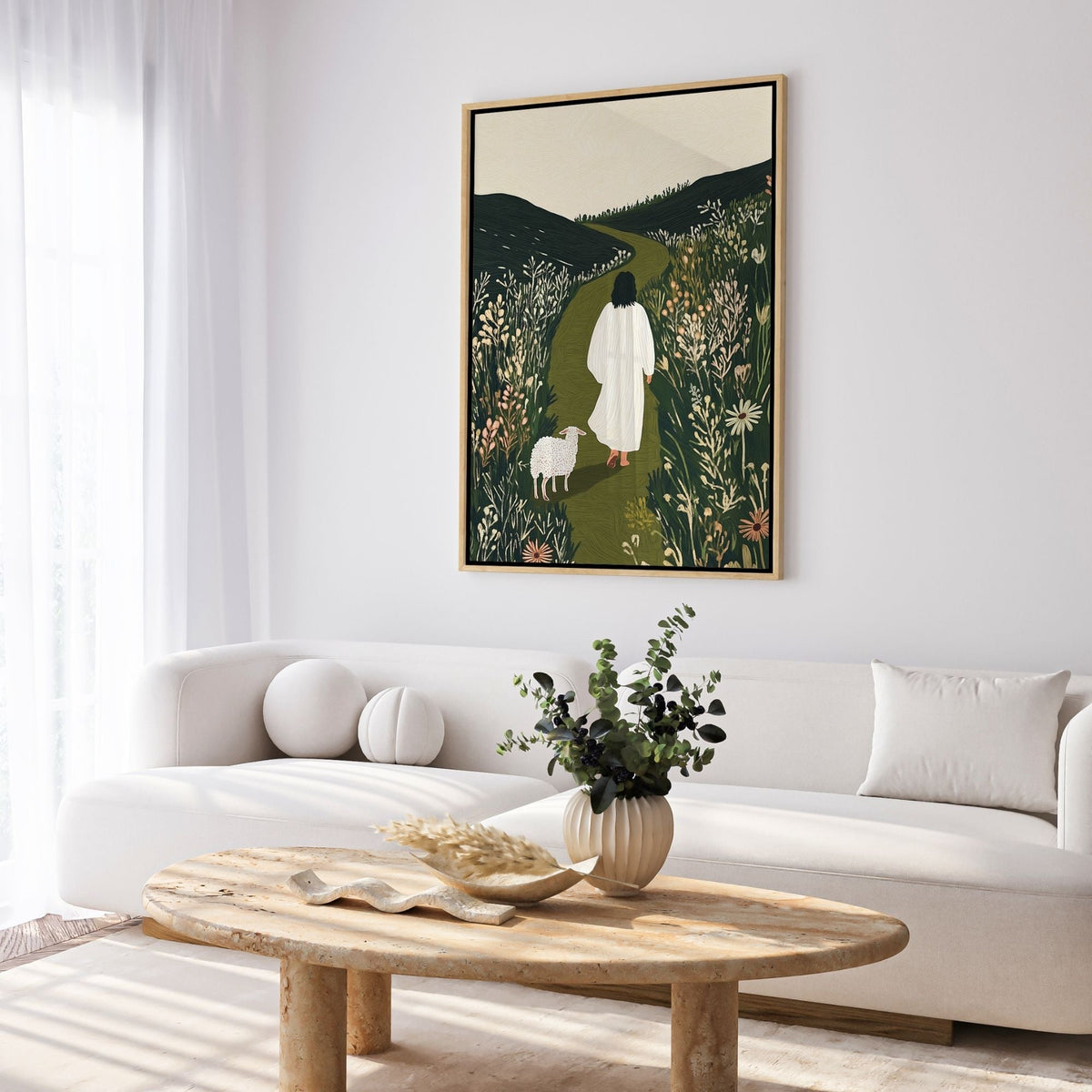 Parábola da Ovelha Perdida III - Quadro em Tela