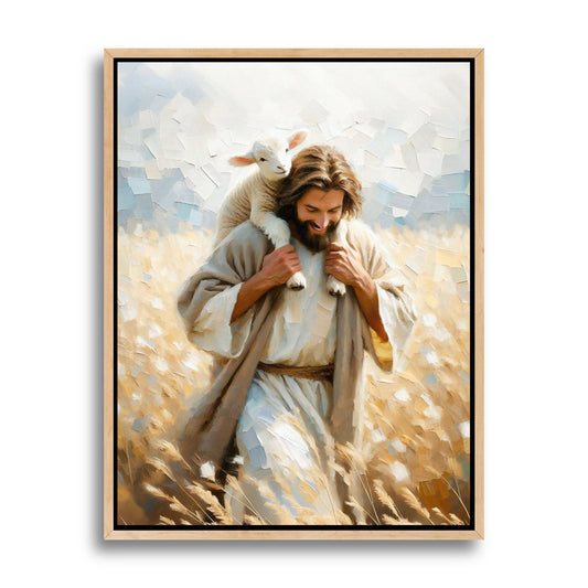 Jesus Levando o Cordeirinho para Casa