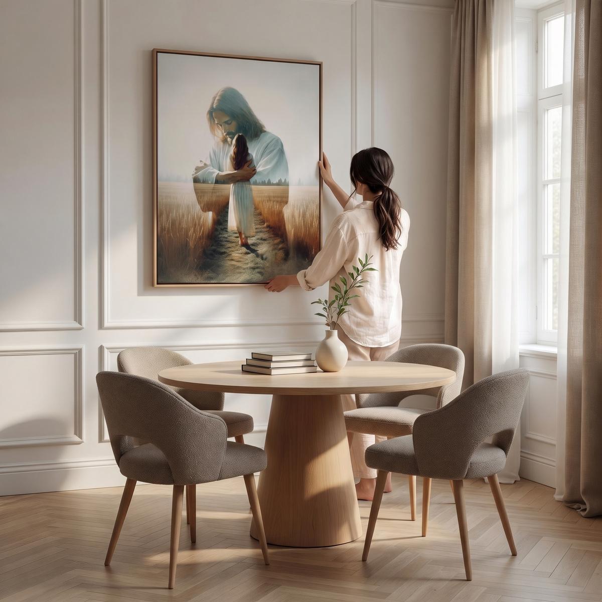 Amor de Cristo - Quadro em Tela na parede