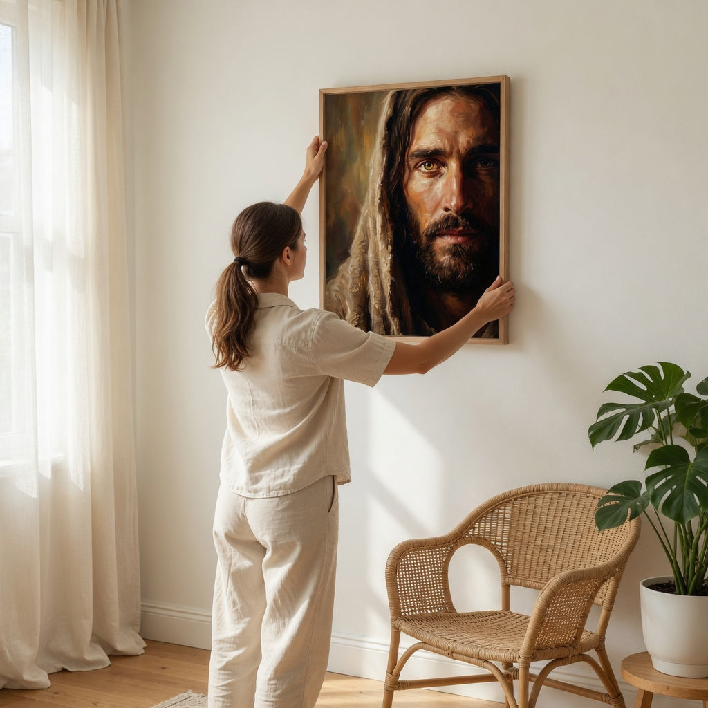 O Rosto de Jesus II em ambiente decorado 3