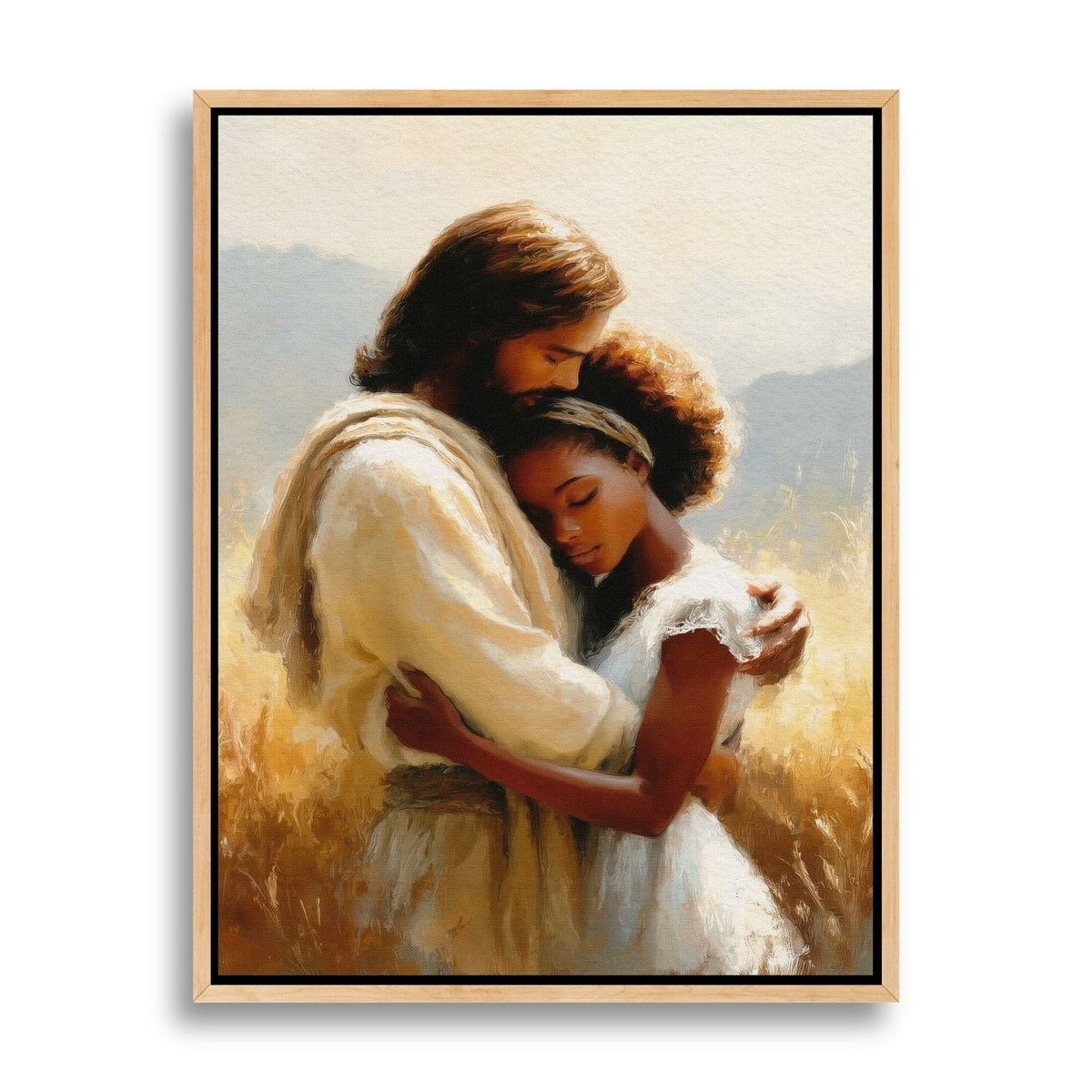 Jesus Abraçando uma Mulher III