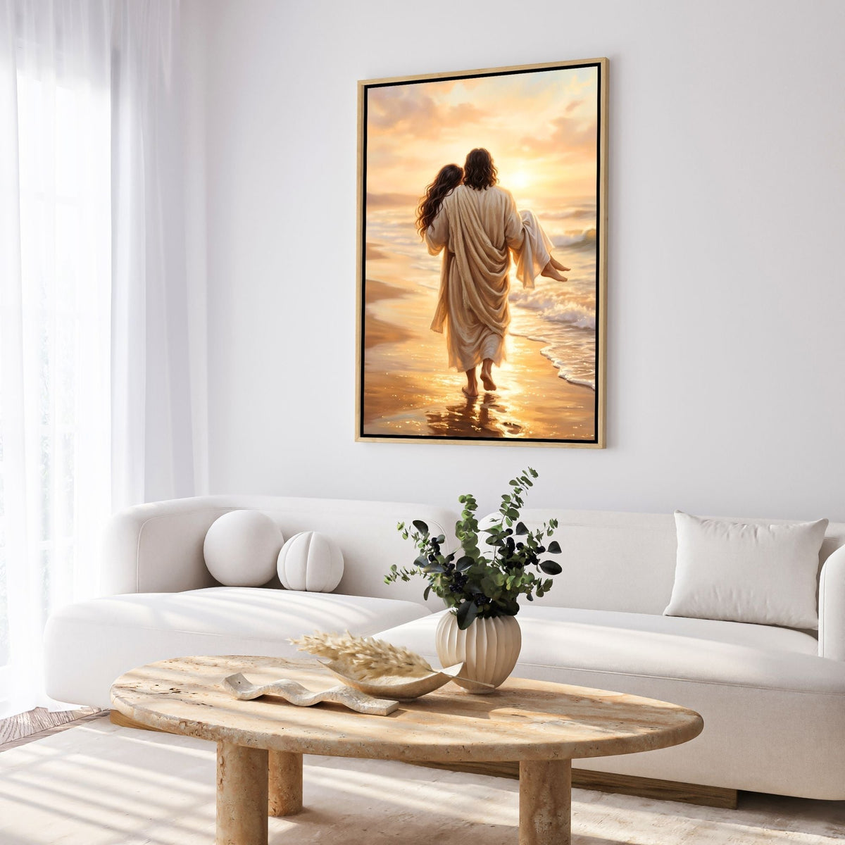 Jesus Me Salvou II - Quadro em Tela