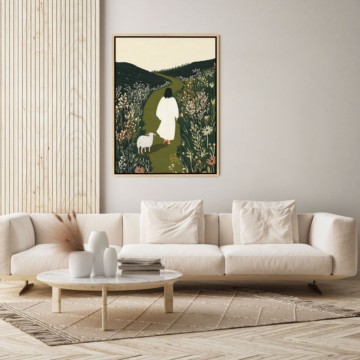 Parábola da Ovelha Perdida III - Quadro em Tela