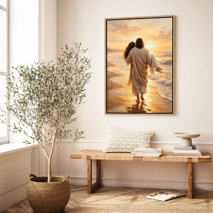 Jesus Me Salvou II - Quadro em Tela