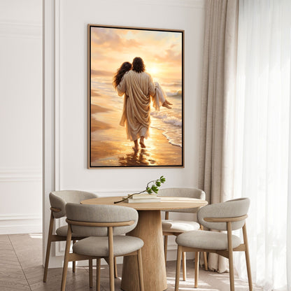 Jesus Me Salvou II - Quadro em Tela