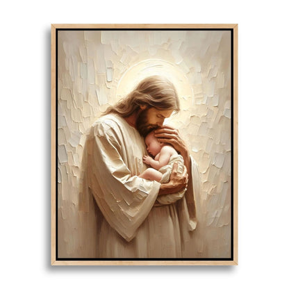 Jesus Segurando um Bebê