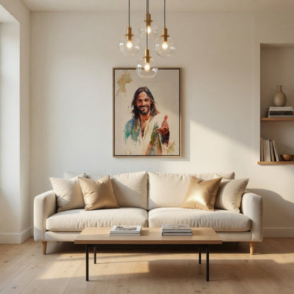 A Mão de Cristo em ambiente decorado 6