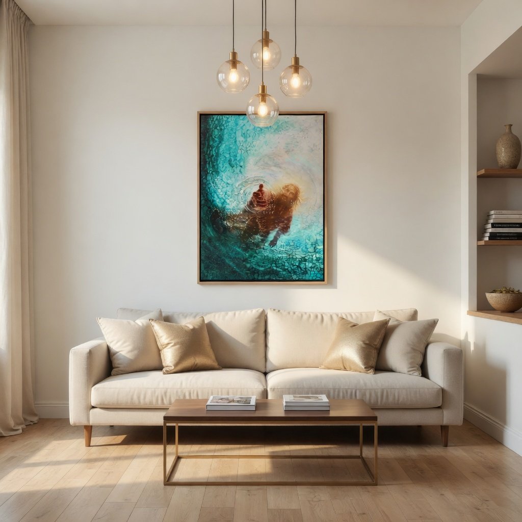 A Mão de Deus em ambiente decorado 6