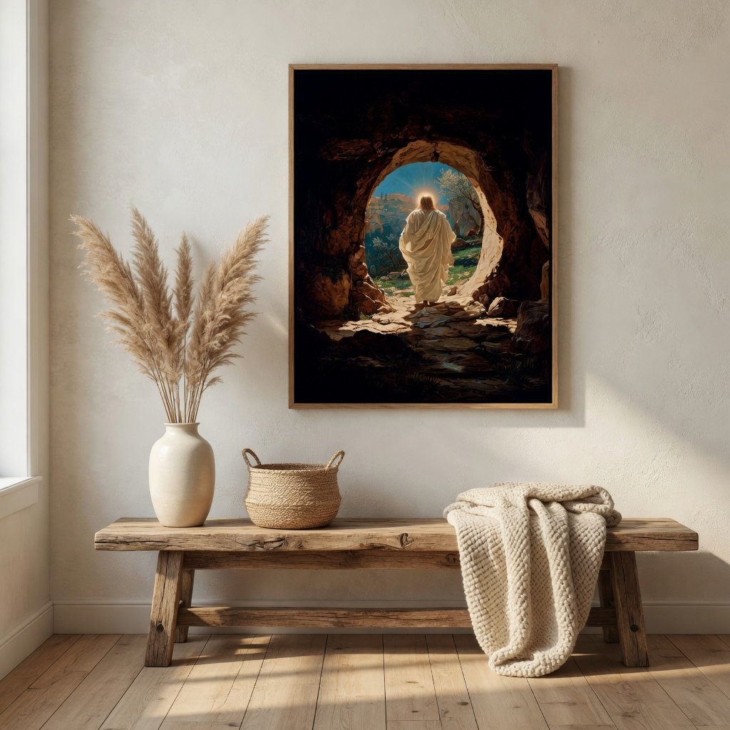 Ressurreição de Jesus II em ambiente decorado 4