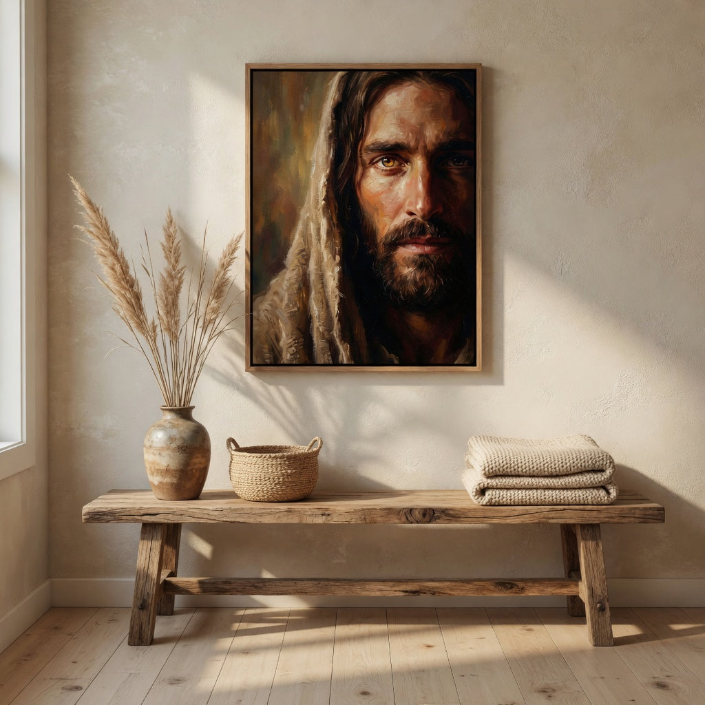 O Rosto de Jesus II em ambiente decorado 4