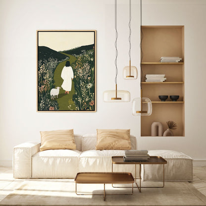 Parábola da Ovelha Perdida III - Quadro em Tela
