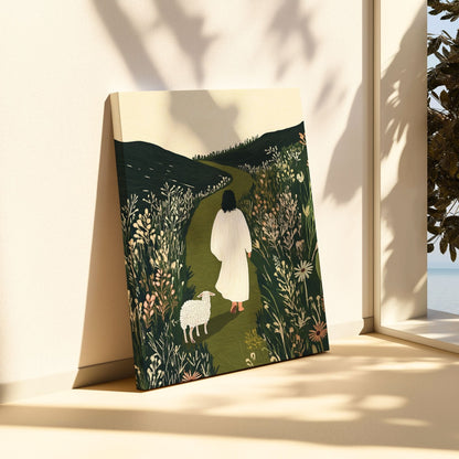 Parábola da Ovelha Perdida III - Quadro em Tela