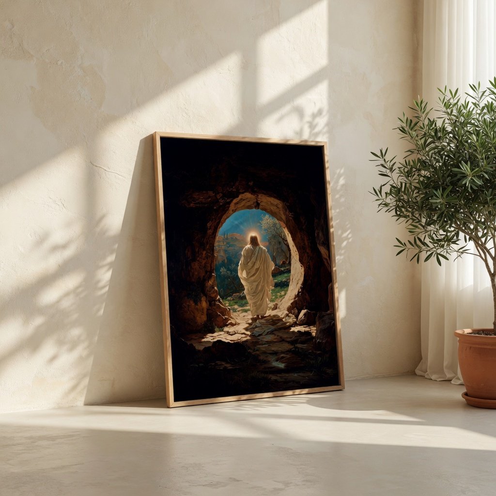 Ressurreição de Jesus II em ambiente decorado 7